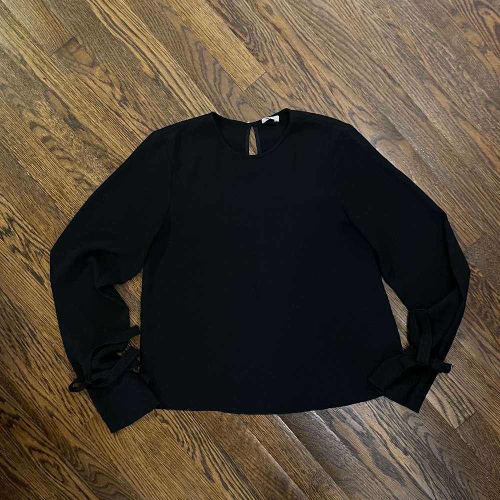 Aritzia black long sleeve blouse, XS